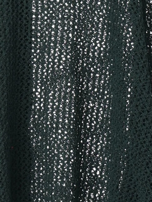 Samansa Mos2「メッシュ編み前後2WAYドルマンスリーブカーディガン」|カーディガン|