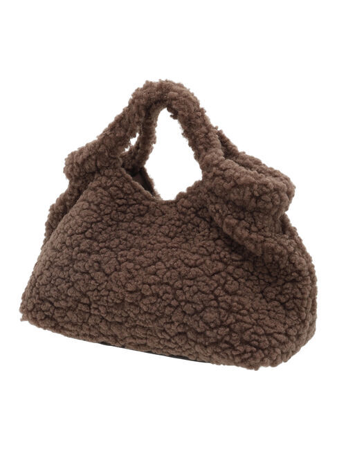 Samansa Mos2「【2WAY】ロゴ刺繍ボアショルダーバッグ」|その他|