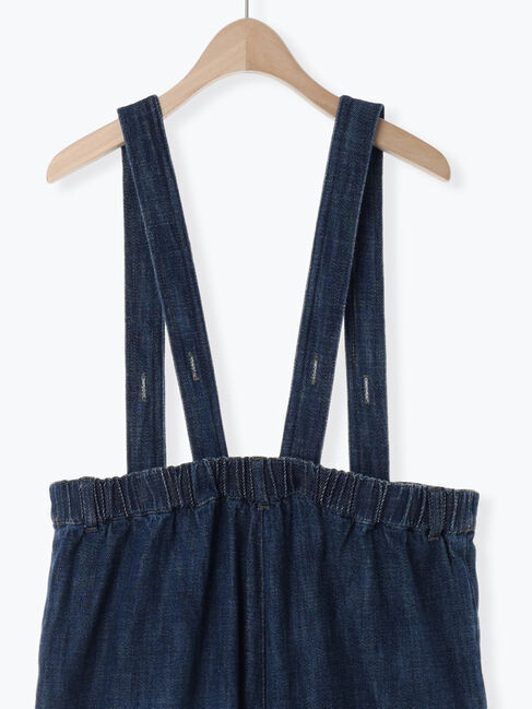 Samansa Mos2「デニム/ツイルサスペンダー付きパンツ」|その他|