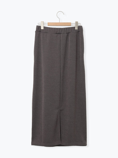 Samansa Mos2 blue「カットリブナロースカート」|スカート|