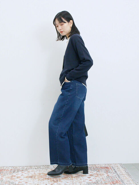 Samansa Mos2 blue「ストレートデニムパンツ」|その他|