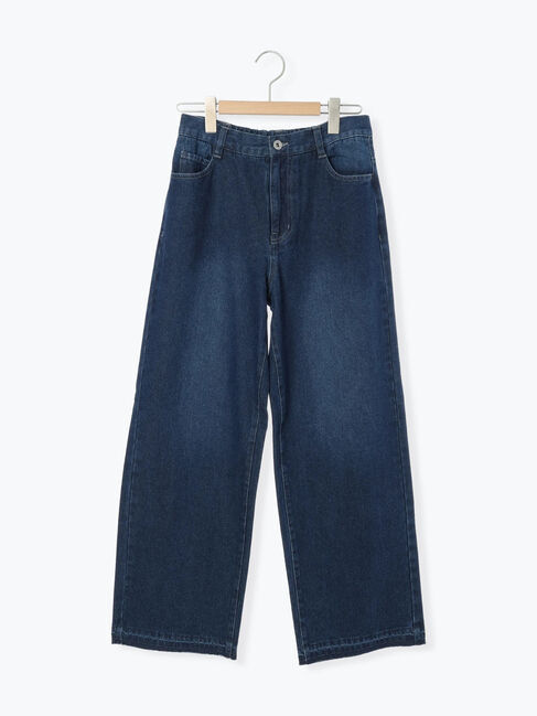 Samansa Mos2 blue「ストレートデニムパンツ」|その他|
