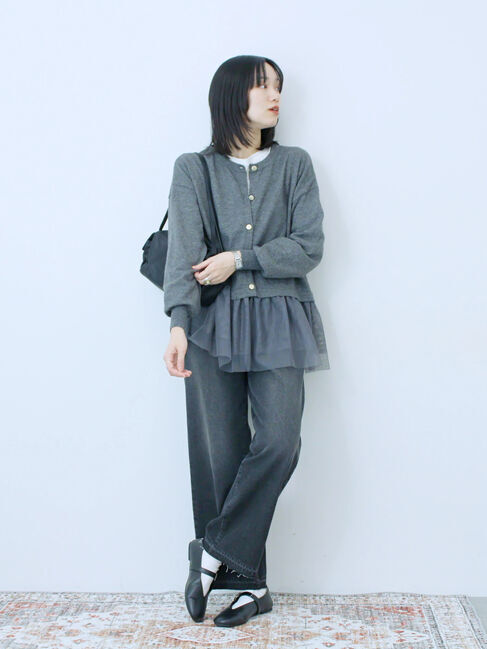 Samansa Mos2 blue「ストレートデニムパンツ」|その他|