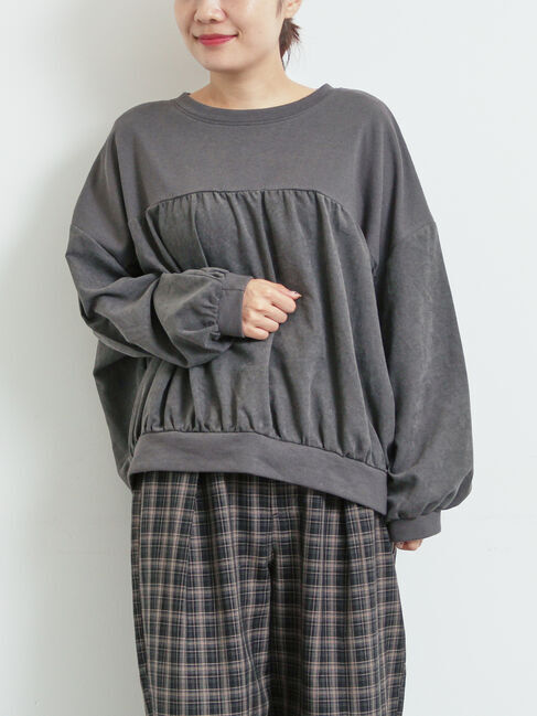 SM2「布帛切替裏毛プルオーバー」|Tシャツ・カットソー|