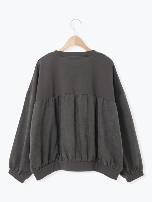 SM2「布帛切替裏毛プルオーバー」|Tシャツ・カットソー|