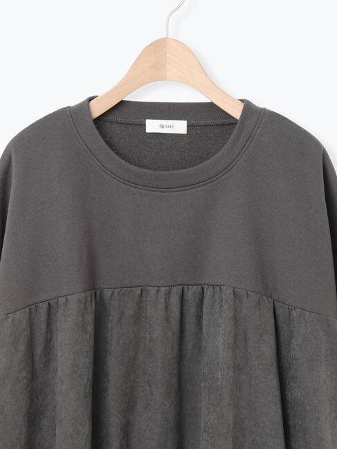 SM2「布帛切替裏毛プルオーバー」|Tシャツ・カットソー|