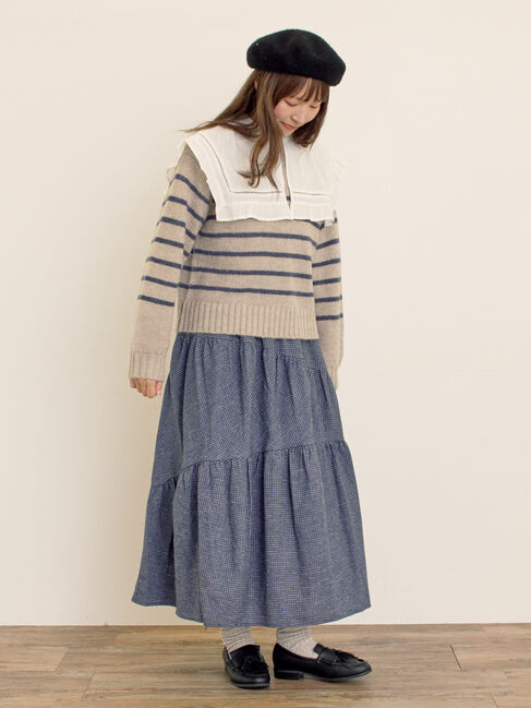 Samansa Mos2「ビッグカラーブラウス」|シャツ・ブラウス|