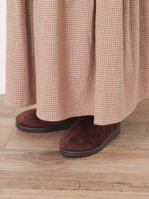 Samansa Mos2「チェック柄変形ティアードスカート」|スカート|