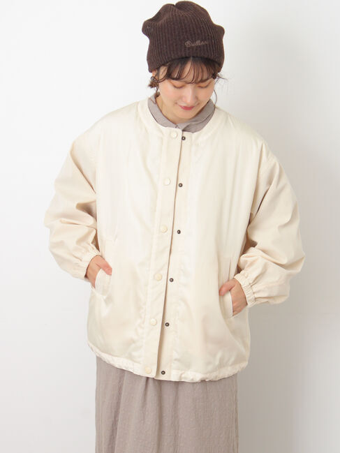 Samansa Mos2「ベロアドッキングブルゾン」|ブルゾン・スタジャン|キナリ