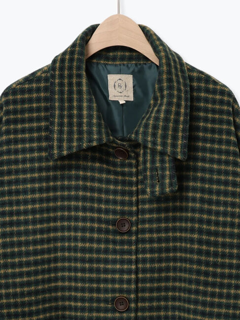 Samansa Mos2「シャギーチェックコート」|その他|