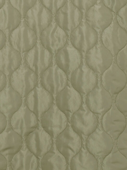 Samansa Mos2 blue「衿ボアキルトジャケット」|その他|