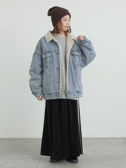 Samansa Mos2「デニムボアジャケット」|その他|