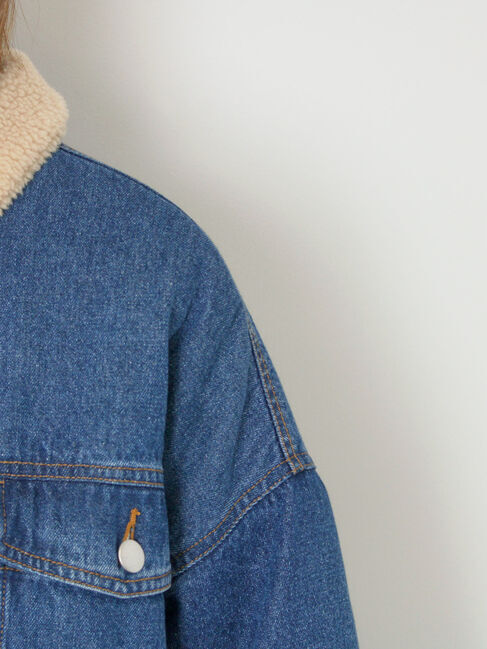 Samansa Mos2「デニムボアジャケット」|その他|