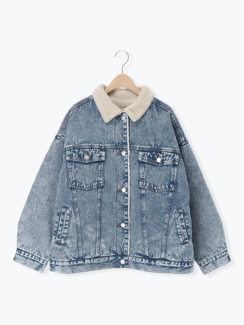 Samansa Mos2「デニムボアジャケット」|その他|