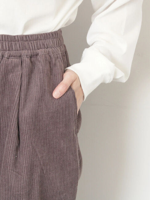 Samansa Mos2「【M/Lサイズ】コーディロイテーパードパンツ」|その他|