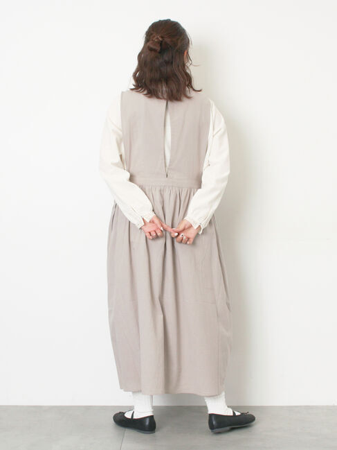 Samansa Mos2「【WEB限定】バックスリットジャンスカ」|ワンピース|