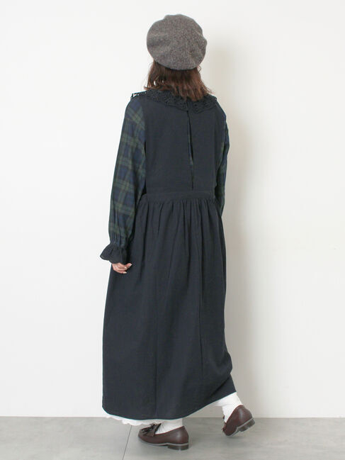 Samansa Mos2「【WEB限定】バックスリットジャンスカ」|ワンピース|