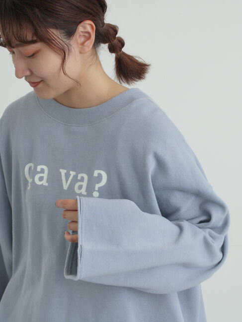 Samansa Mos2「シンプルロゴアソート裏起毛スウェット」|Tシャツ・カットソー|