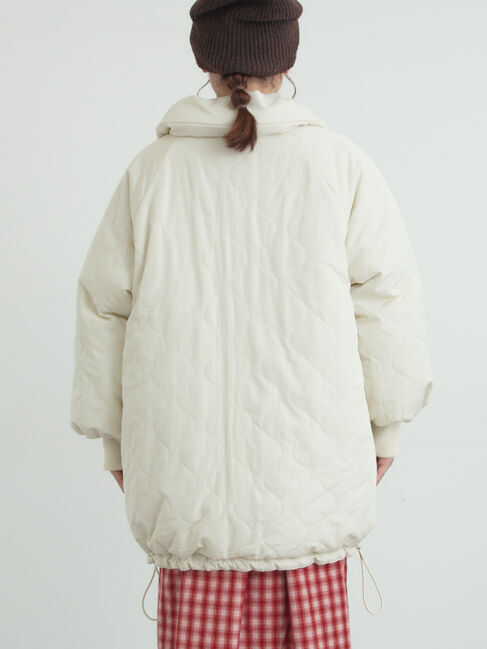 Samansa Mos2「【リバーシブル】キャンディースリーブ中綿コート」|ブルゾン・スタジャン|