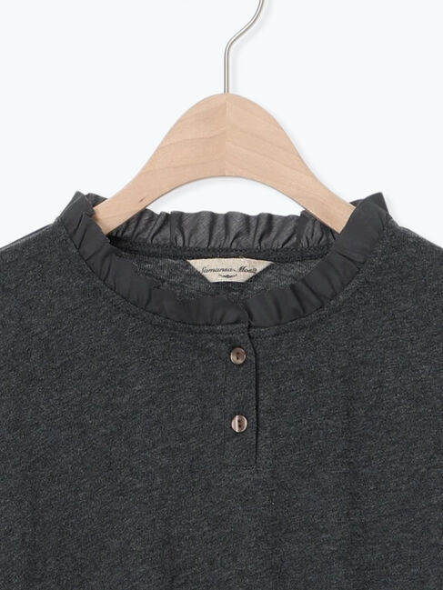 Samansa Mos2「◎襟フリルカットソー」|Tシャツ・カットソー|