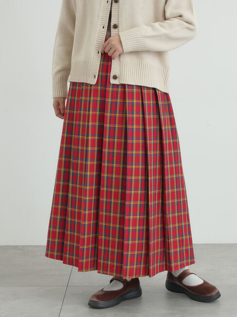 Samansa Mos2「【帯電防止裏地】柄アソートプリーツスカート」|スカート|