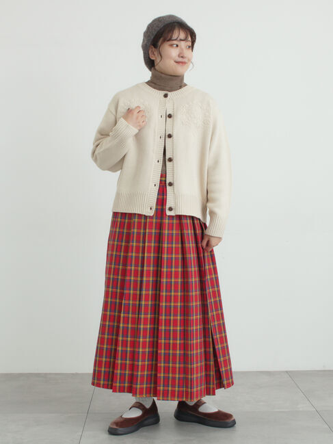 Samansa Mos2「【帯電防止裏地】柄アソートプリーツスカート」|スカート|