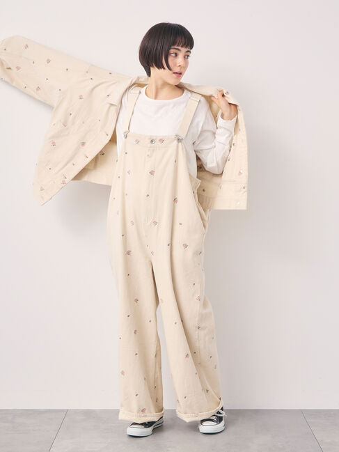 Samansa Mos2「【オーガニックコットン】デニムサロペット」|その他|