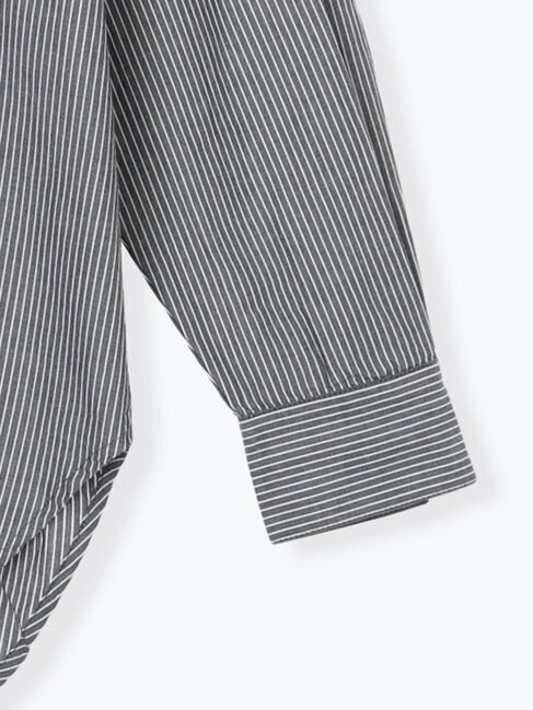 Samansa Mos2「ワンポイント刺繍オーバーシャツ」|シャツ・ブラウス|