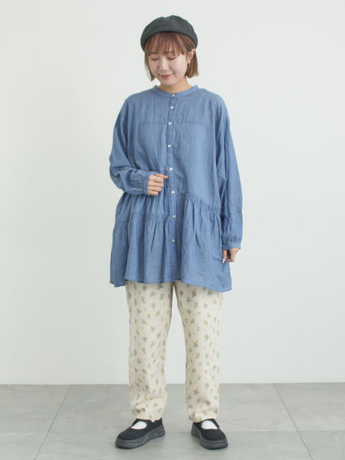 Samansa Mos2「2WAYシアーティアードチュニック」|シャツ・ブラウス|