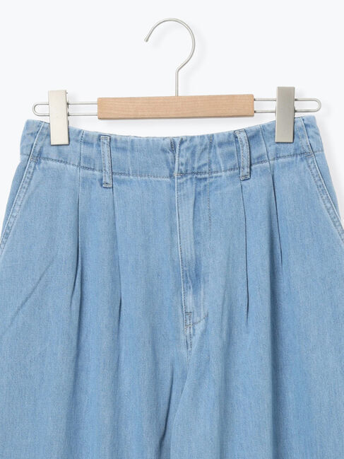 Samansa Mos2「デニムタックトラウザー」|その他|