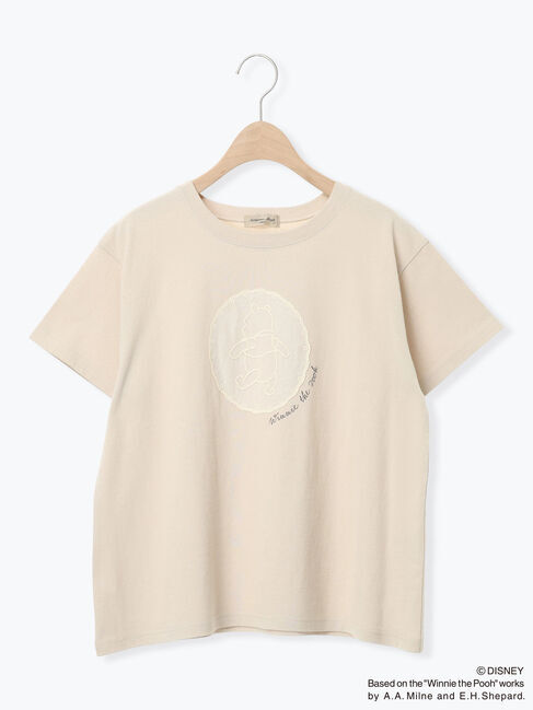 Samansa Mos2「【Disney】くまのプーさんレースモチーフTシャツ」|Tシャツ・カットソー|