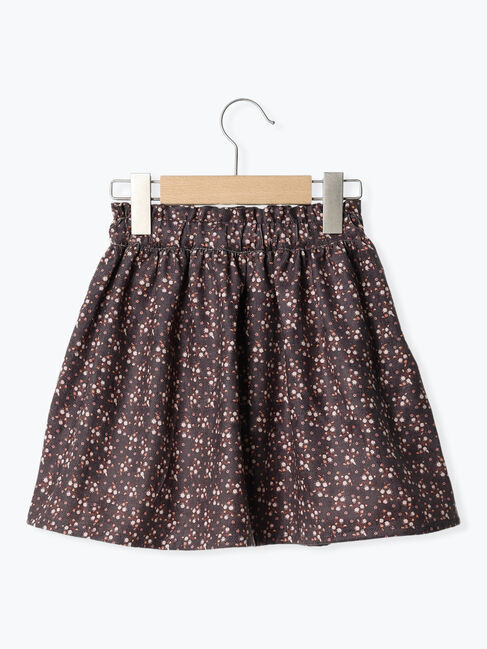 Samansa Mos2 Lagom「コーデュロイ花柄スカート」|スカート|