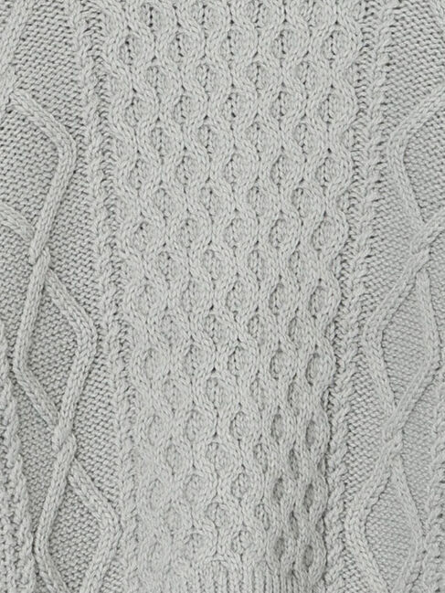 Samansa Mos2 Lagom「【マシンウォッシャブル】ケーブルニットカーディガン」|カーディガン|