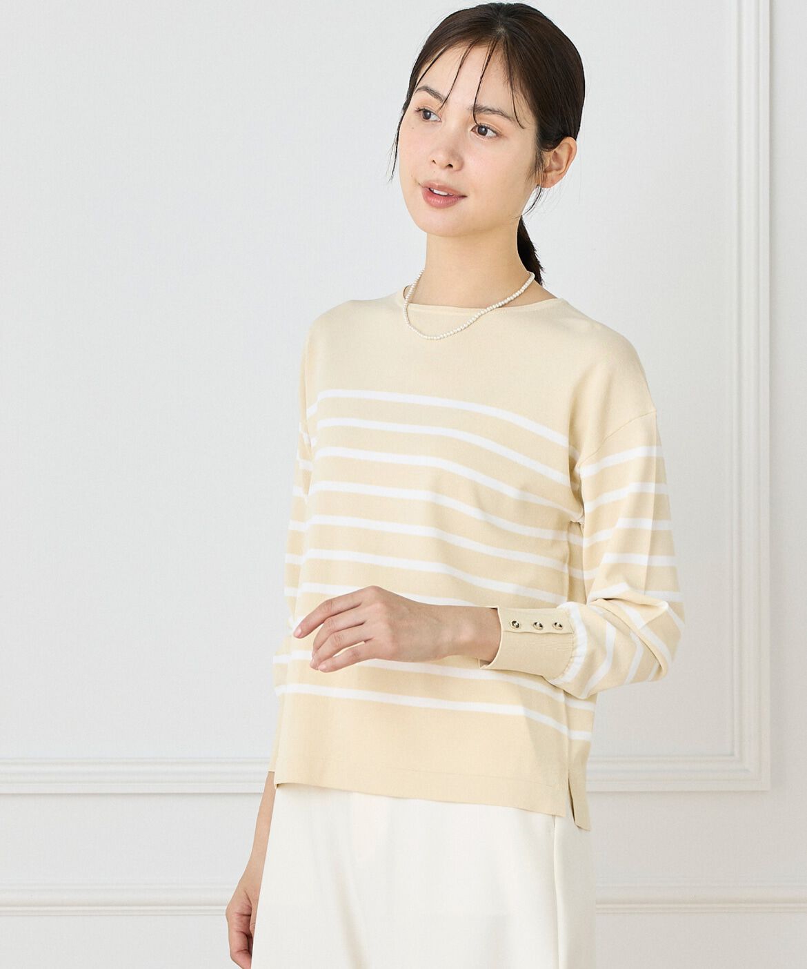 7-IDconcept.「パールモチーフネックレス」|ネックレス|