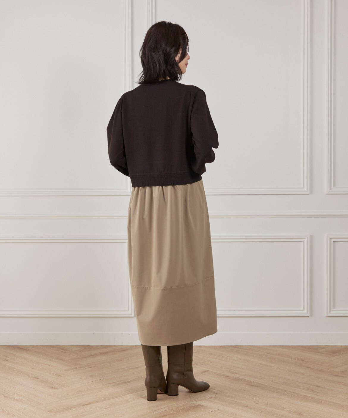 Le Souk「異素材コンビネーションワンピース」|ワンピース|