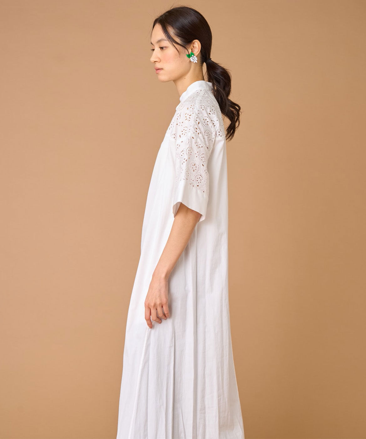 INED「TICCA レースハーフスリーブシャツワンピース TBES-102」|その他|