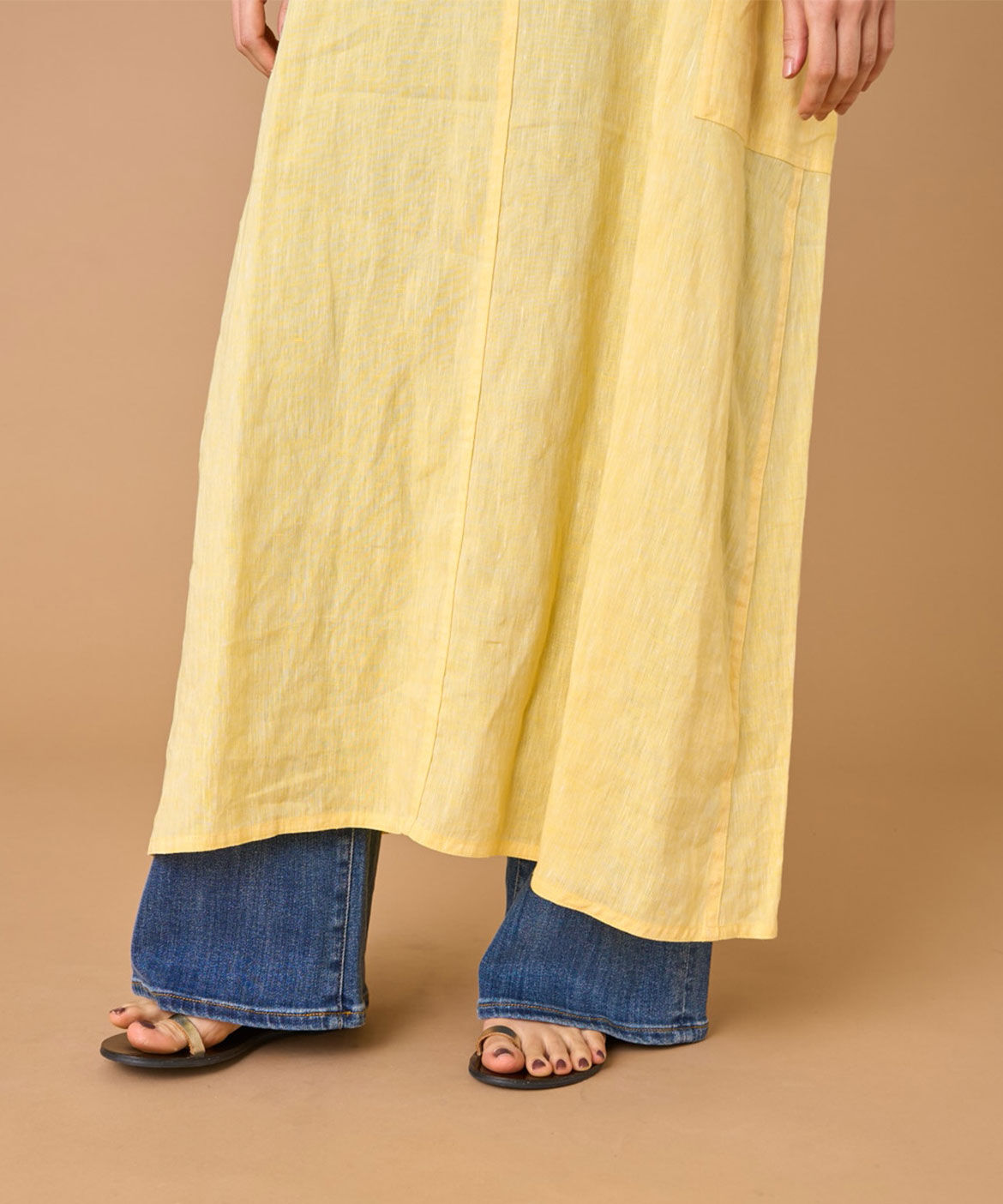 INED「TICCA リネン半袖ワンピース TBBS-313」|その他|