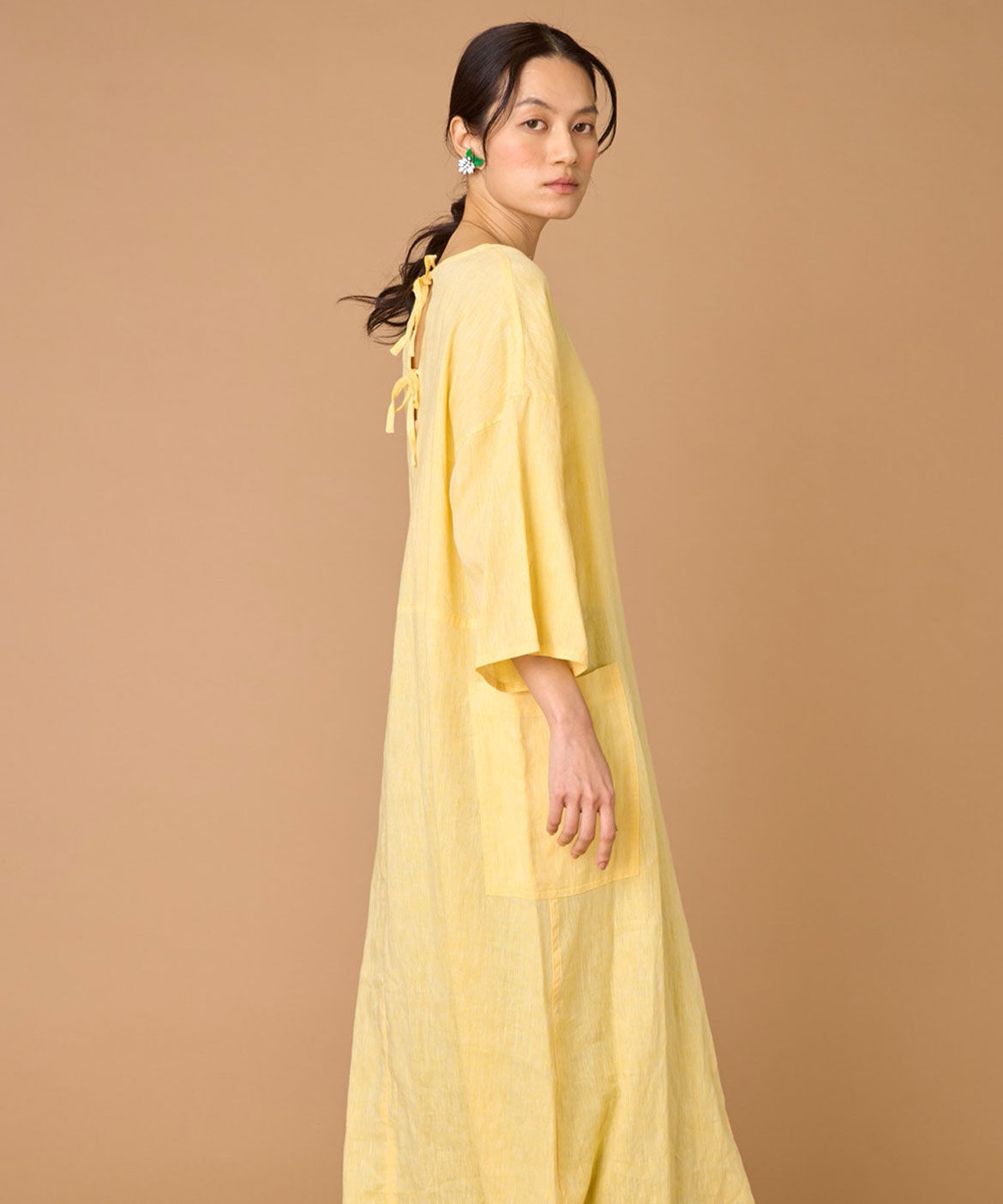 INED「TICCA リネン半袖ワンピース TBBS-313」|その他|