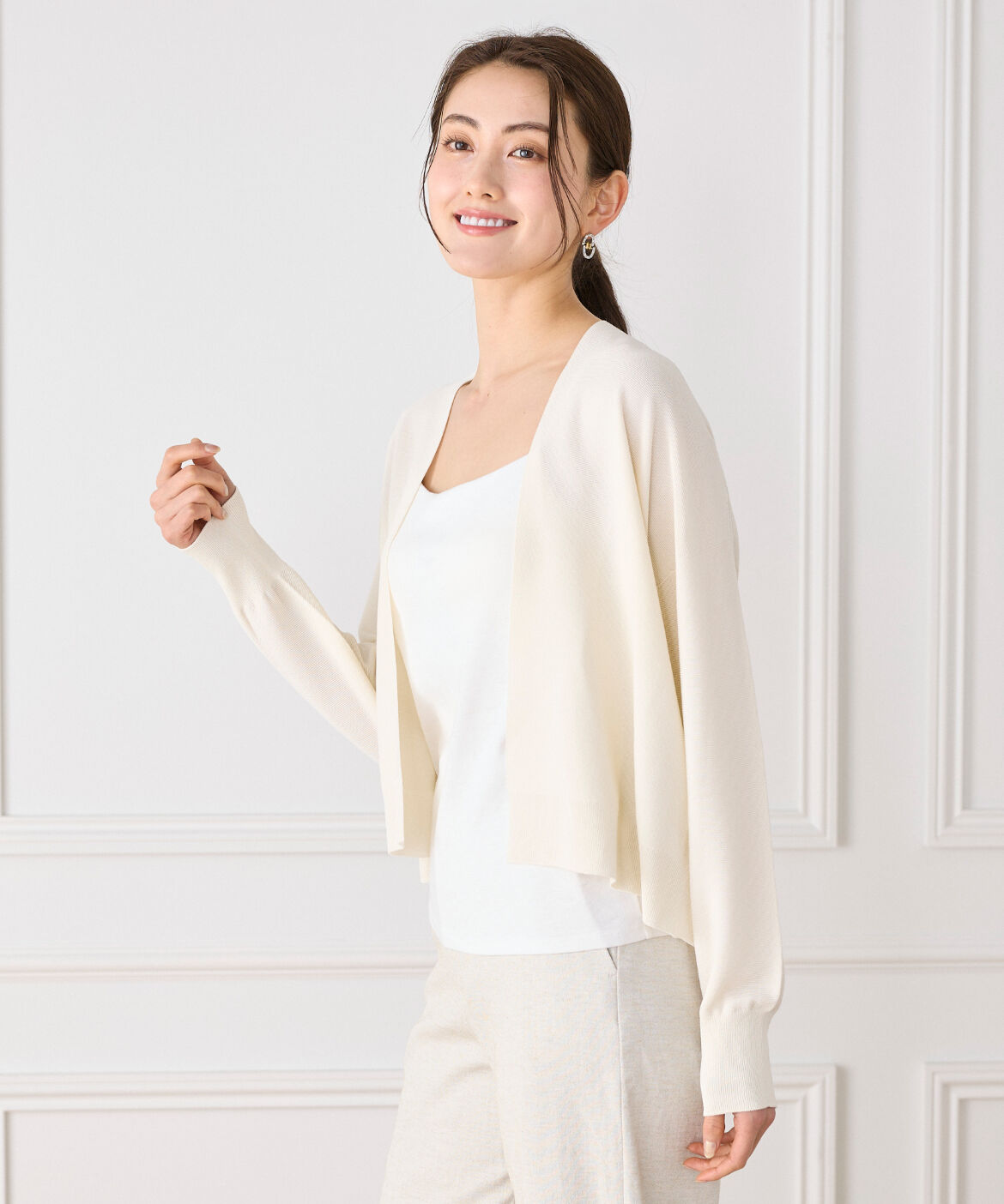 7-IDconcept.「ホールガーメントカーディガン」|カーディガン|