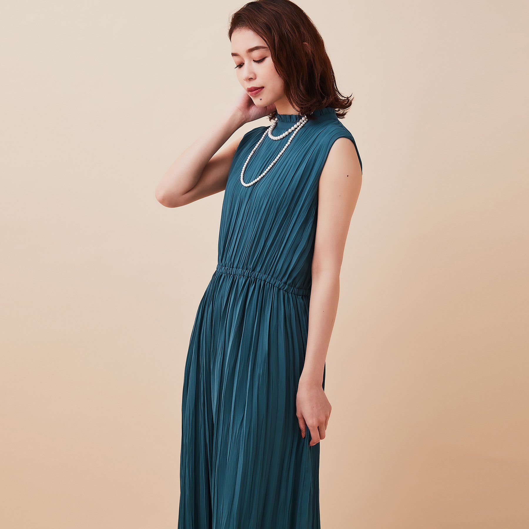 UNTITLED「【追加6/日本製】2連フェイクパールネックレス」|ネックレス|