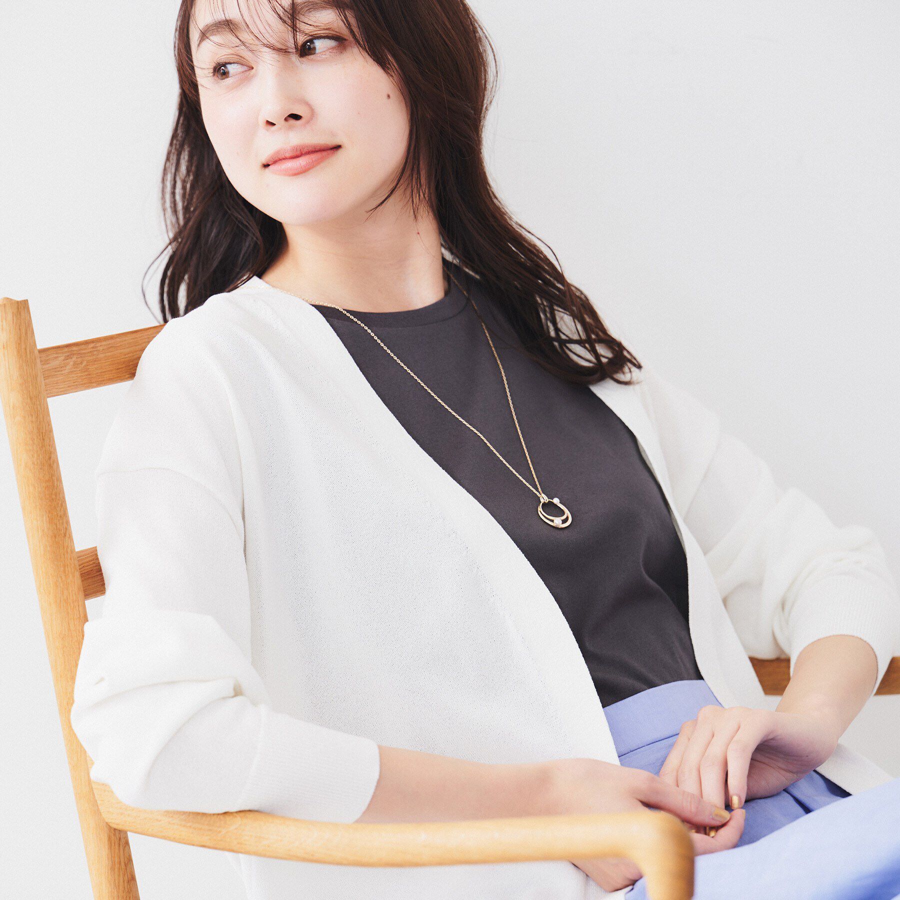 UNTITLED「【淡水パール】リングネックレス」|ネックレス|