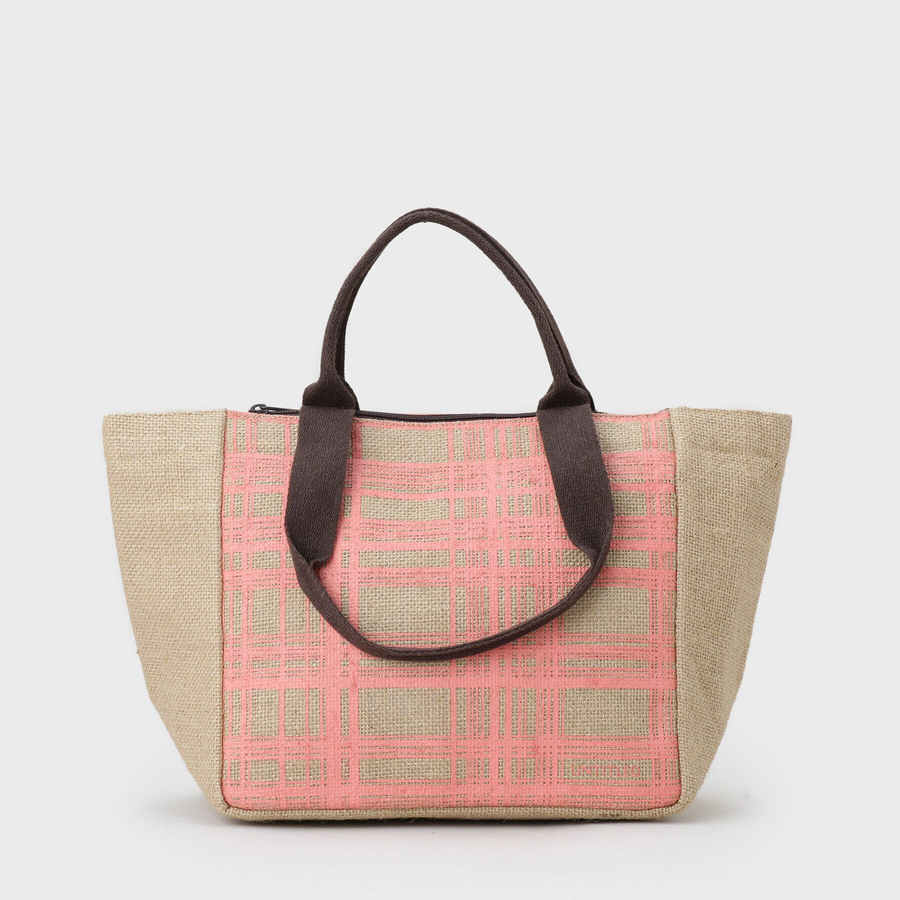 UNTITLED「【保冷機能付き】ジュートバッグ」|トートバッグ|ピンク(171)