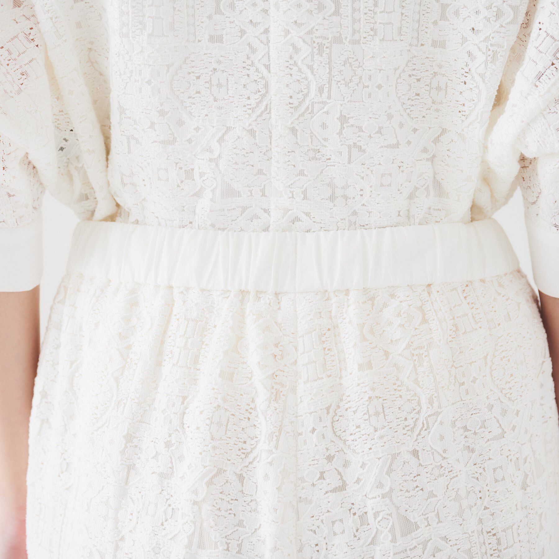 UNTITLED「【セットアップ可能/トレンド】クロシェ風レースワイドパンツ」|その他|