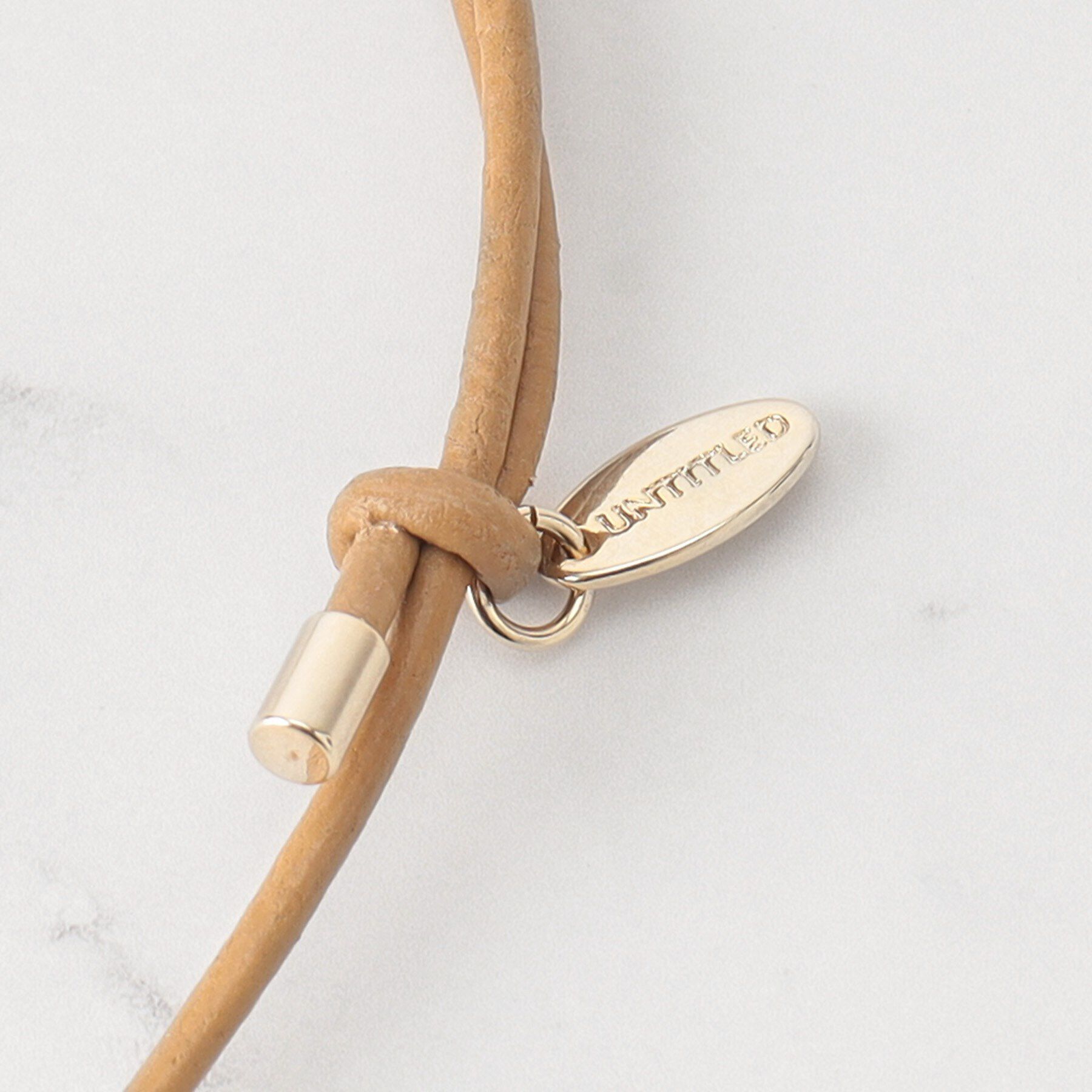 UNTITLED「グラストップネックレス」|ネックレス|