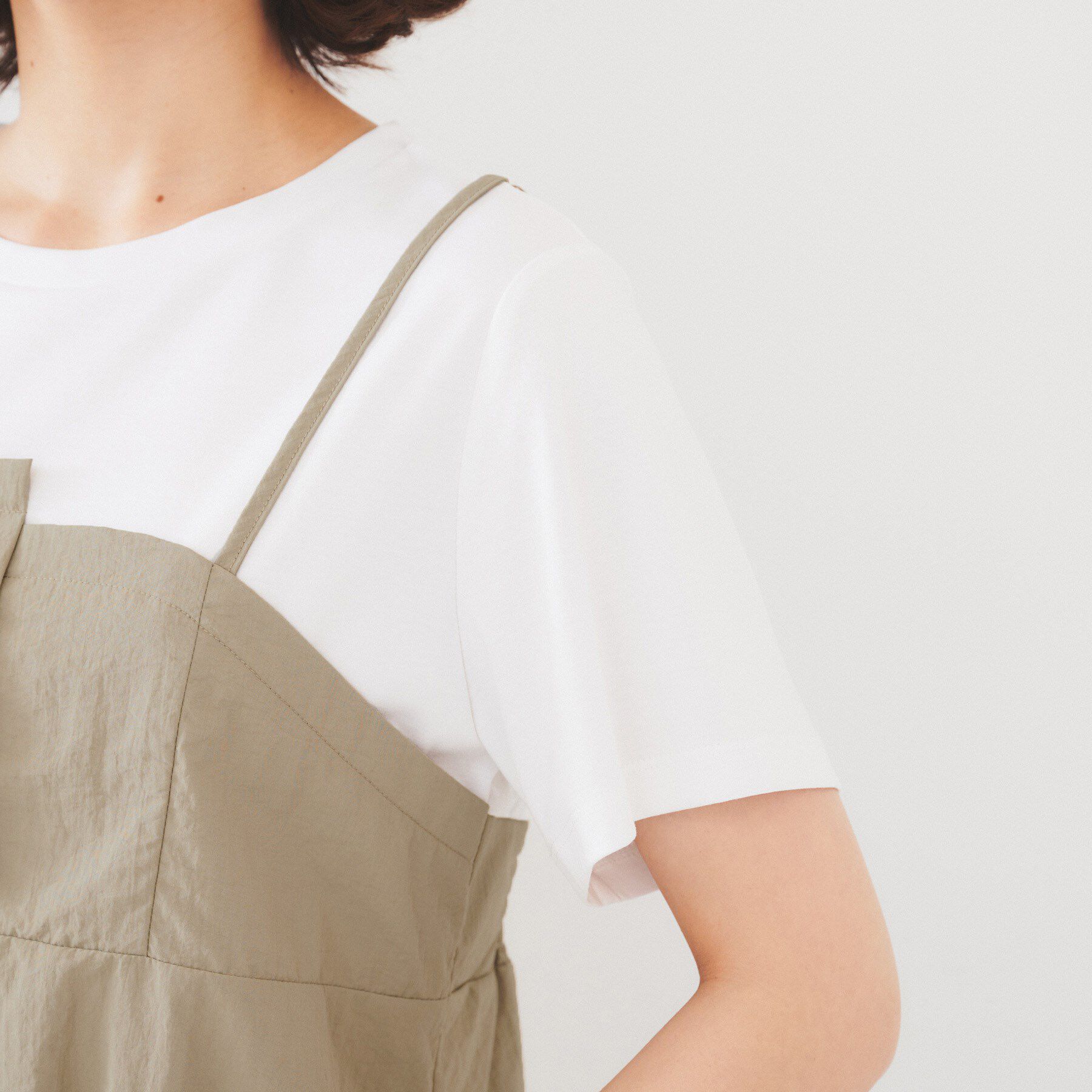 UNTITLED「【洗える/Tシャツ】ビスチェドッキングプルオーバー」|Tシャツ・カットソー|