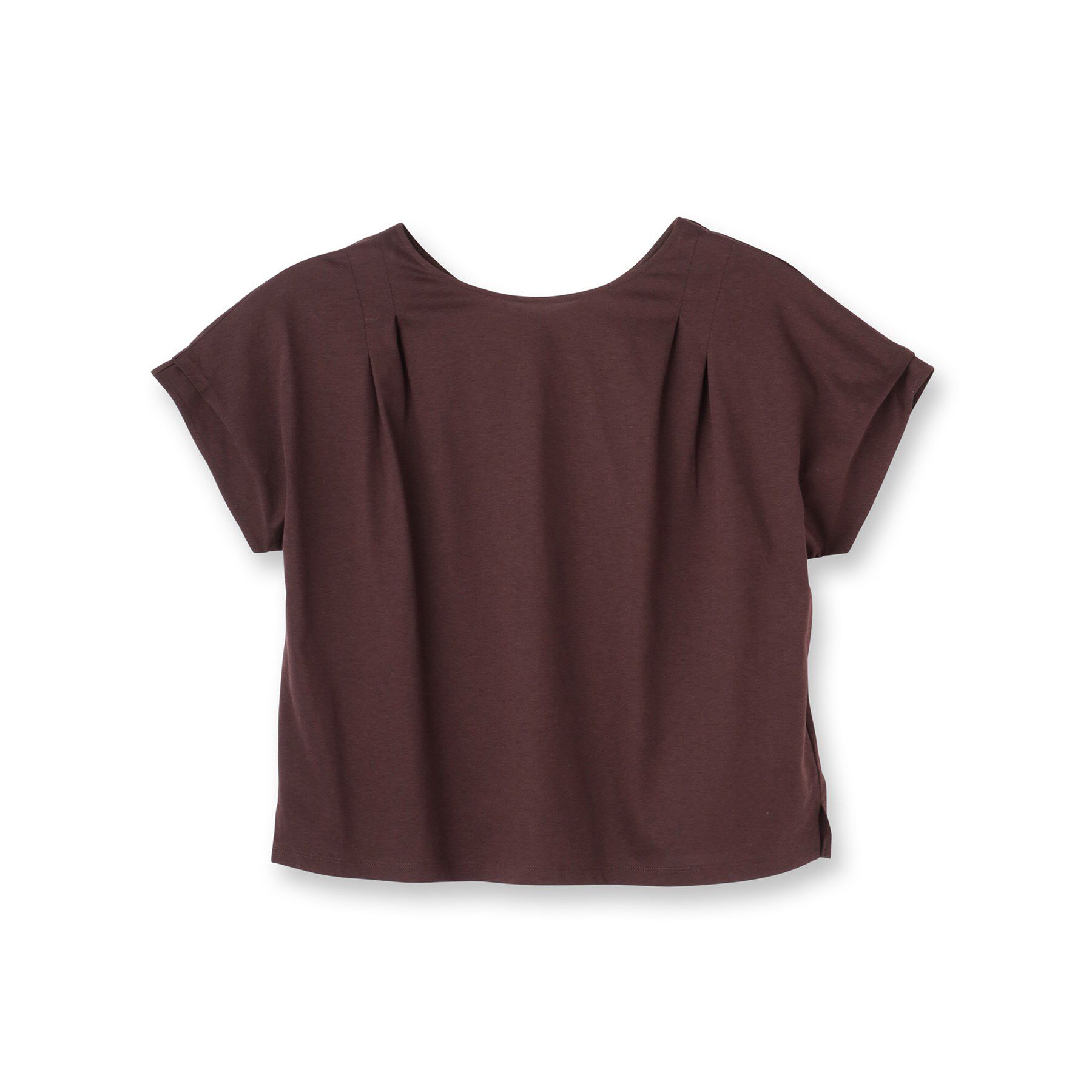 UNTITLED「【洗える】タック入りフレンチスリーブプルオーバー」|Tシャツ・カットソー|