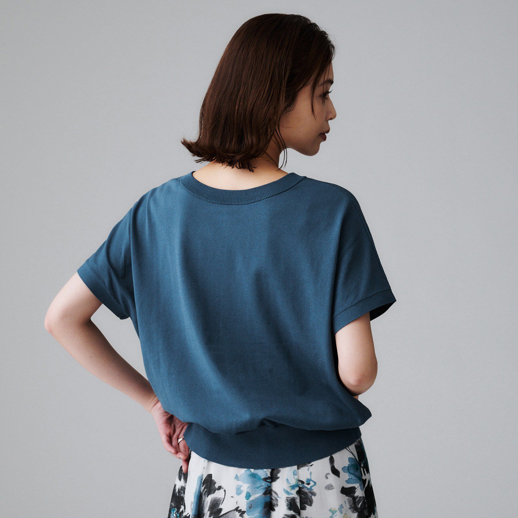 UNTITLED「【洗える/前後2WAY】ネックプルオーバーニット」|ニット・セーター|