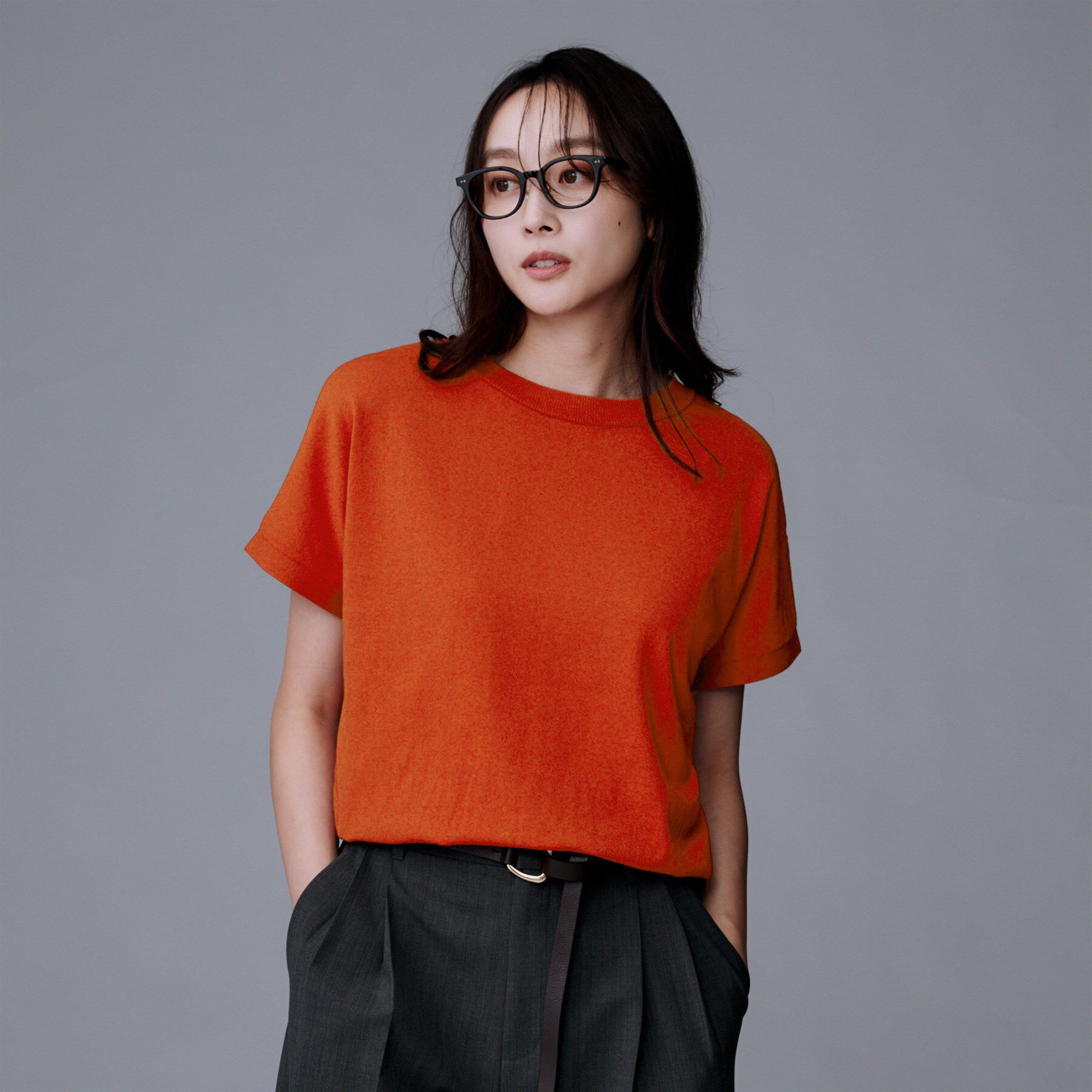 UNTITLED「【洗える/前後2WAY】ネックプルオーバーニット」|ニット・セーター|