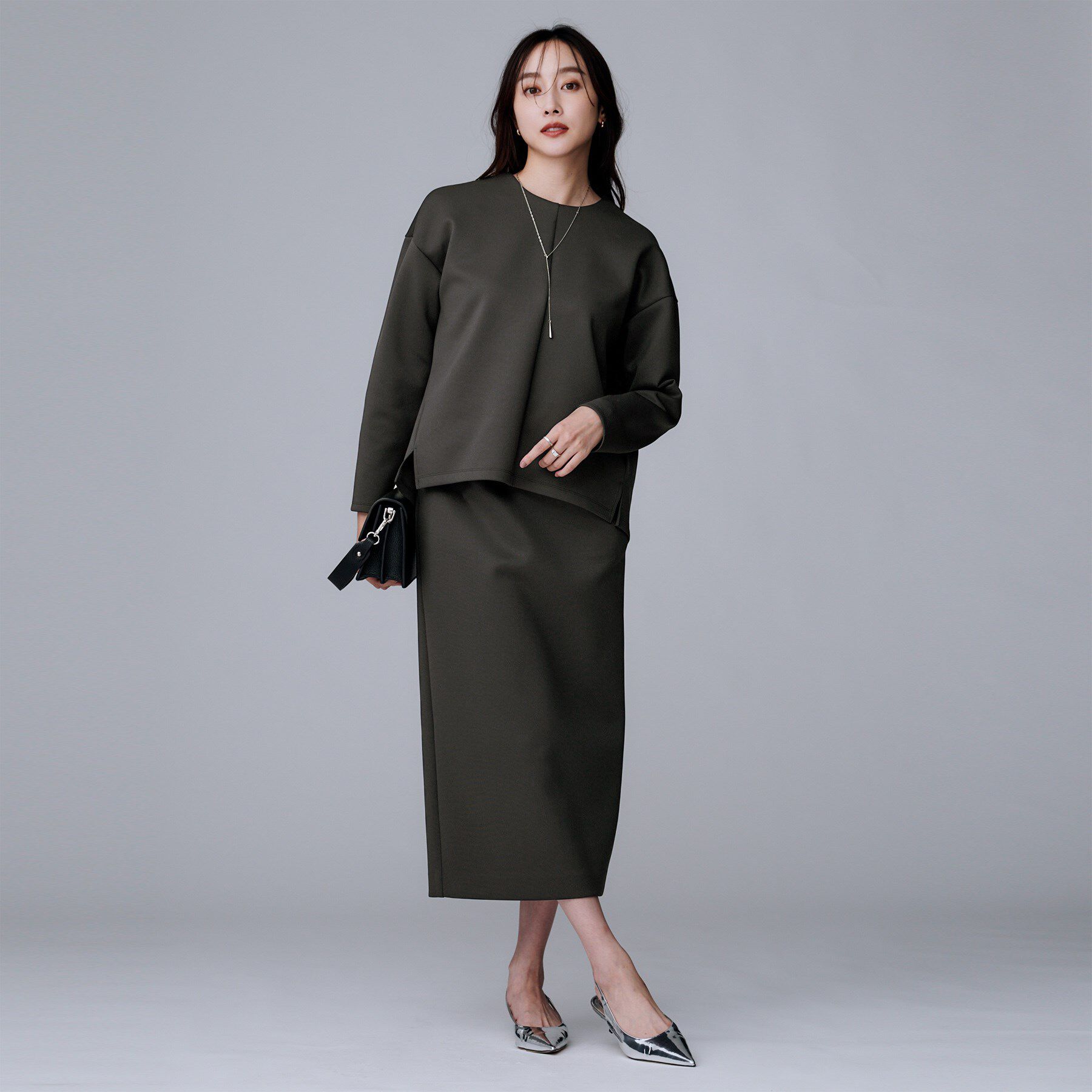 UNTITLED「【セットアップ可/洗える】ダンボールジャージ プルオーバー」|Tシャツ・カットソー|