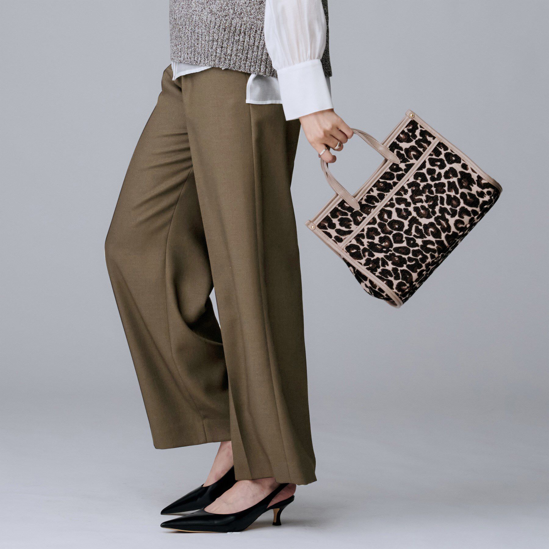 UNTITLED「【セットアップ可/洗える】ウールライク ワイドパンツ」|その他|